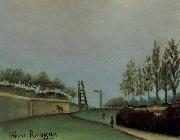 Henri Rousseau Fortification Porte de Vanves oil painting